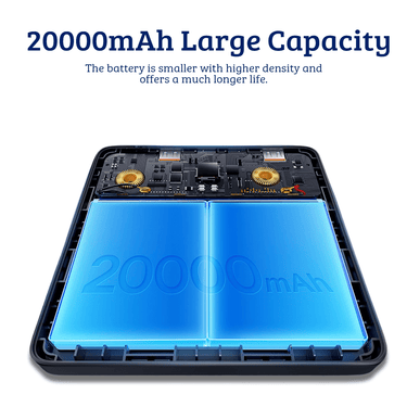 Power Digital Display Fast Charging Power Bank HD Edition 20000mAh 100W PPBL000301-Black